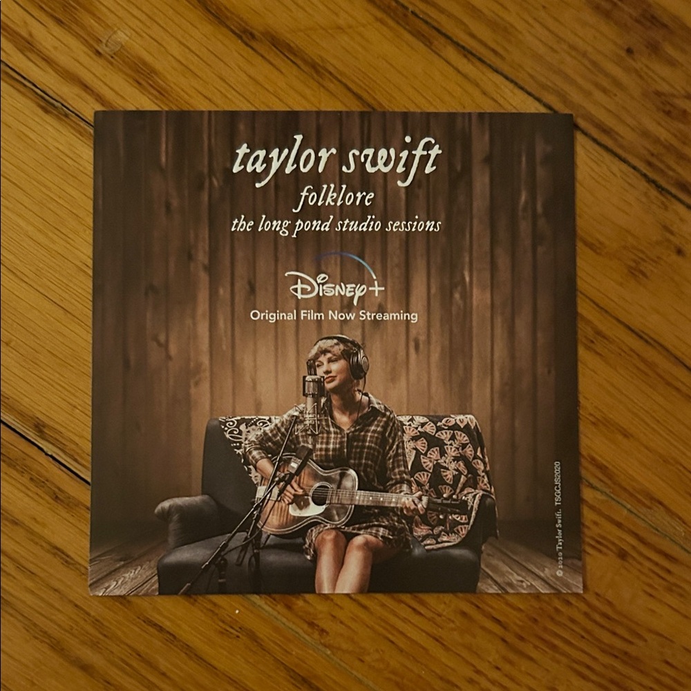 Taylor Swift Folklore Studio Sessions mini “Poster” promo